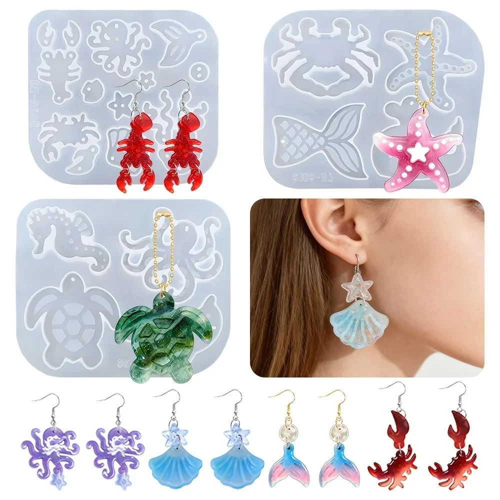 2026-Silicone Life Resin Casting Molds Creative Epoxy Resin Candle and Keychain Pendant Molds for Turtle, Starfish Jellyfish
2026-Silicone Life Resin Casting Molds Creative Epoxy Resin Candle and Keychain Pendant Molds for Turtle, Starfish Jellyfish