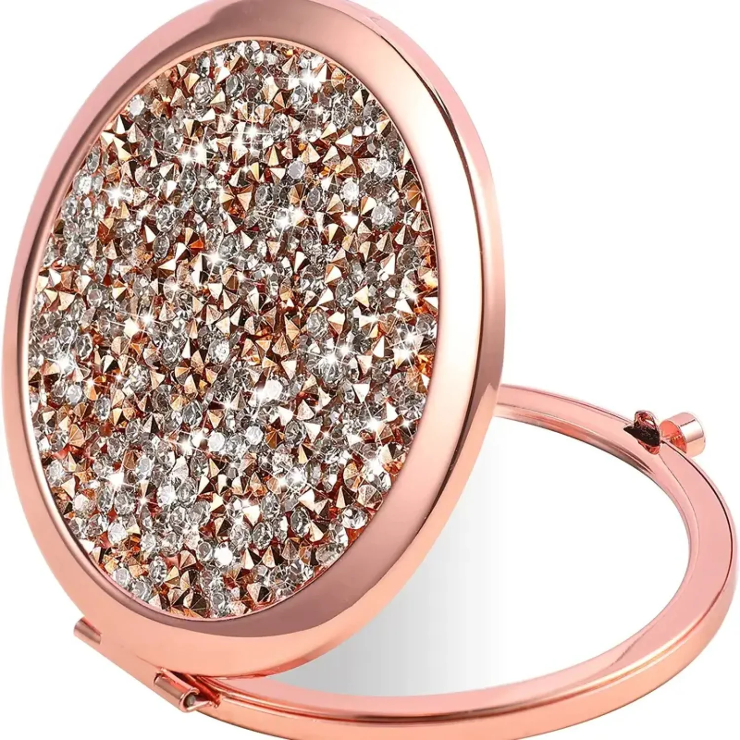 Компактное зеркало Rose Golden Cosmetic Mix — складное мини-карманное зеркало с двусторонним увеличением, портативное ручное зеркало для W
Компактное зеркало Rose Golden Cosmetic Mix — складное мини-карманное зеркало с двусторонним увеличением, портативное ручное зеркало для W