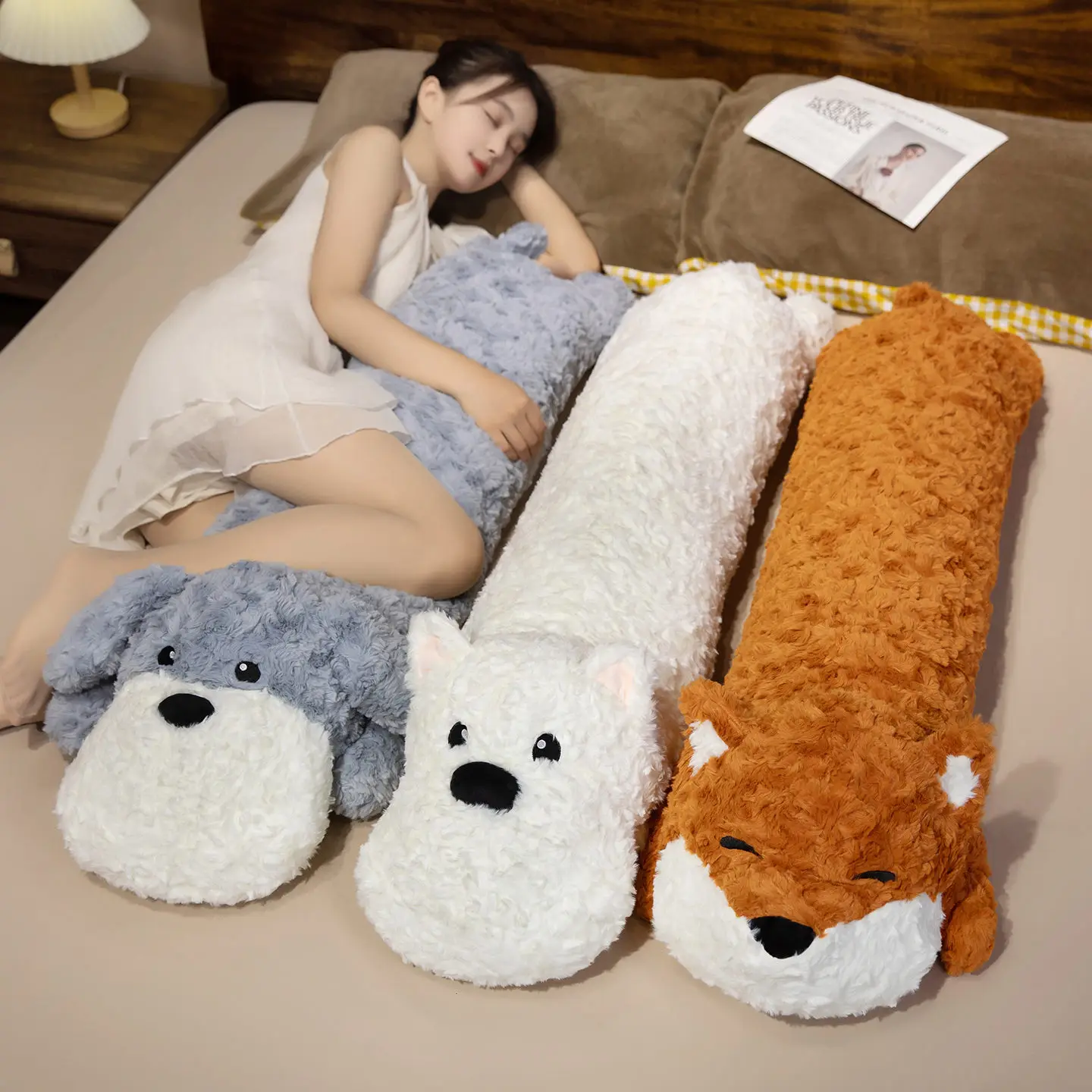 Kawaii Giant Size Long Fox Plush Pillow Soft Gray Schnauzer Terrier Cartoon Toys Baby Accompany Sleeping Dolls for Girls Gifts
Kawaii Giant Size Long Fox Plush Pillow Soft Gray Schnauzer Terrier Cartoon Toys Baby Accompany Sleeping Dolls for Girls Gifts