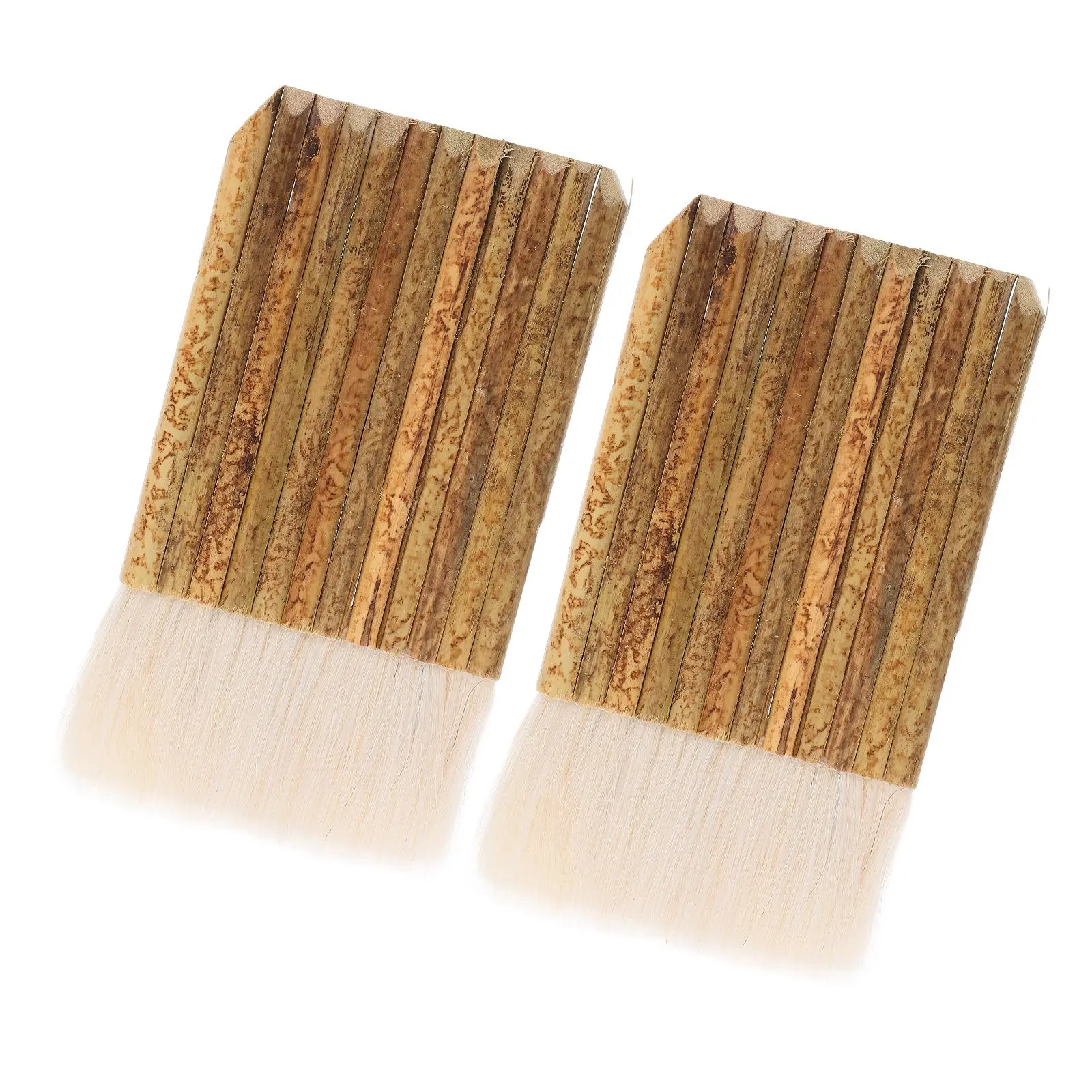2Pcs Soft Bristle Bamboo Handle Paint Brushes for Watercolor Oil Acrylic Craft Cleaning Hake Brush Wool Drafting Pottery Gluing
2Pcs Soft Bristle Bamboo Handle Paint Brushes for Watercolor Oil Acrylic Craft Cleaning Hake Brush Wool Drafting Pottery Gluing
