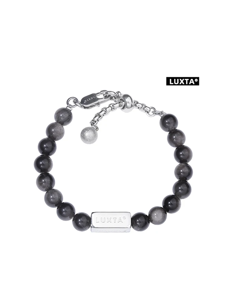 Luxta Original Adjustable Length Silver Obsidian Bracelet for Men And Women Hip Hop Style High Fashion Jewelry Accessory
Luxta Original Adjustable Length Silver Obsidian Bracelet for Men And Women Hip Hop Style High Fashion Jewelry Accessory