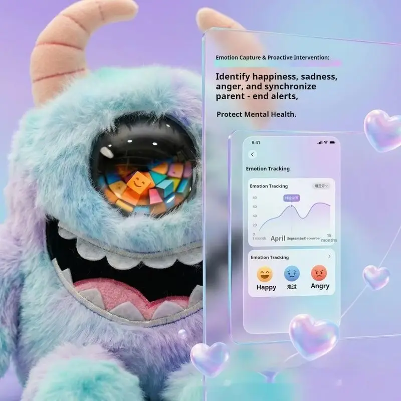 Ai Intelligent Plush Fluffy One Eyed Monster Stuffed Toy Ai Talking Recording Electronic Pet Robot Companion For Adult
Ai Intelligent Plush Fluffy One Eyed Monster Stuffed Toy Ai Talking Recording Electronic Pet Robot Companion For Adult