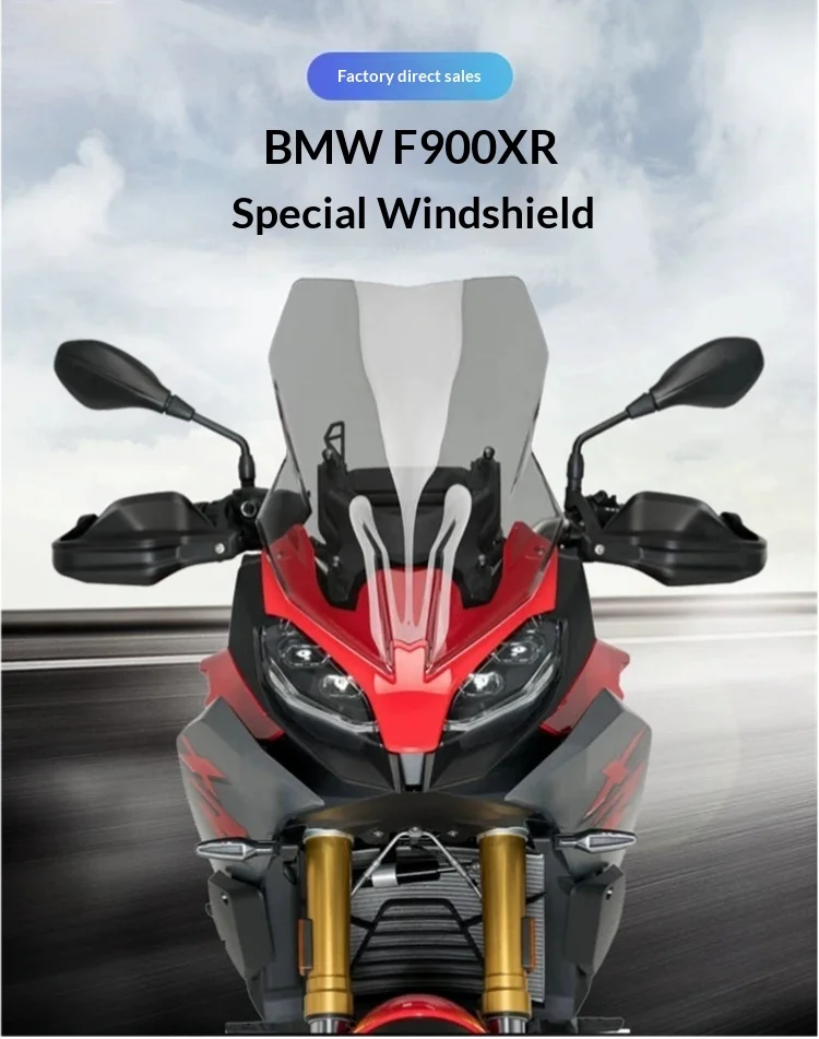 Motorcycle Front Windshield Windscreen Wind Deflector Modified Fairing Screen For BMW F900XR F900 XR Accessories
Motorcycle Front Windshield Windscreen Wind Deflector Modified Fairing Screen For BMW F900XR F900 XR Accessories