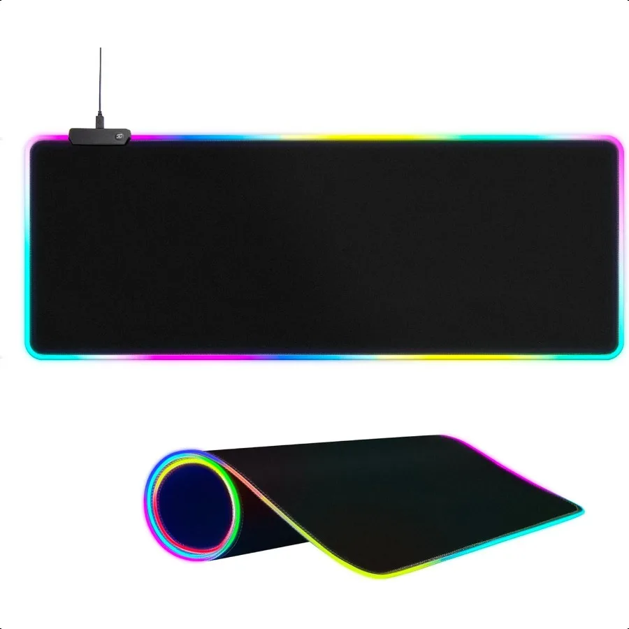 Large RGB Gaming Mouse Pad 15 Light Modes Touch Control Extended Soft Computer Keyboard Mat NonSlip Rubber Base for Gamer Espor
Large RGB Gaming Mouse Pad 15 Light Modes Touch Control Extended Soft Computer Keyboard Mat NonSlip Rubber Base for Gamer Espor