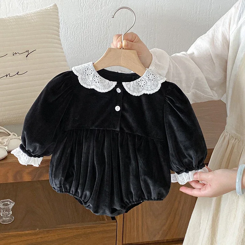 2025 New Autumn Infant Baby Girls Jumpsuit Long Sleeves Splicing Toddler Baby Girl Romper 0-24M Children Clothes
2025 New Autumn Infant Baby Girls Jumpsuit Long Sleeves Splicing Toddler Baby Girl Romper 0-24M Children Clothes