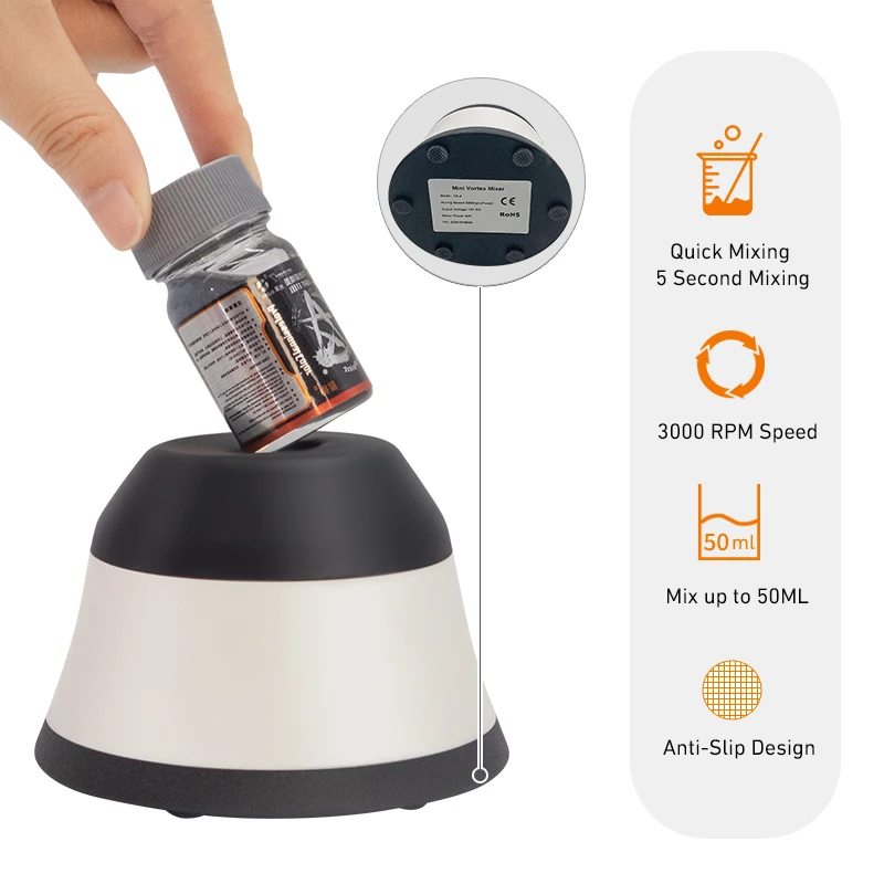 4000rmp Electric Mini Tattoo Ink Glue Shaker Laboratory Instruments Vortex Mixer Machine for Reseller OEM Available
4000rmp Electric Mini Tattoo Ink Glue Shaker Laboratory Instruments Vortex Mixer Machine for Reseller OEM Available