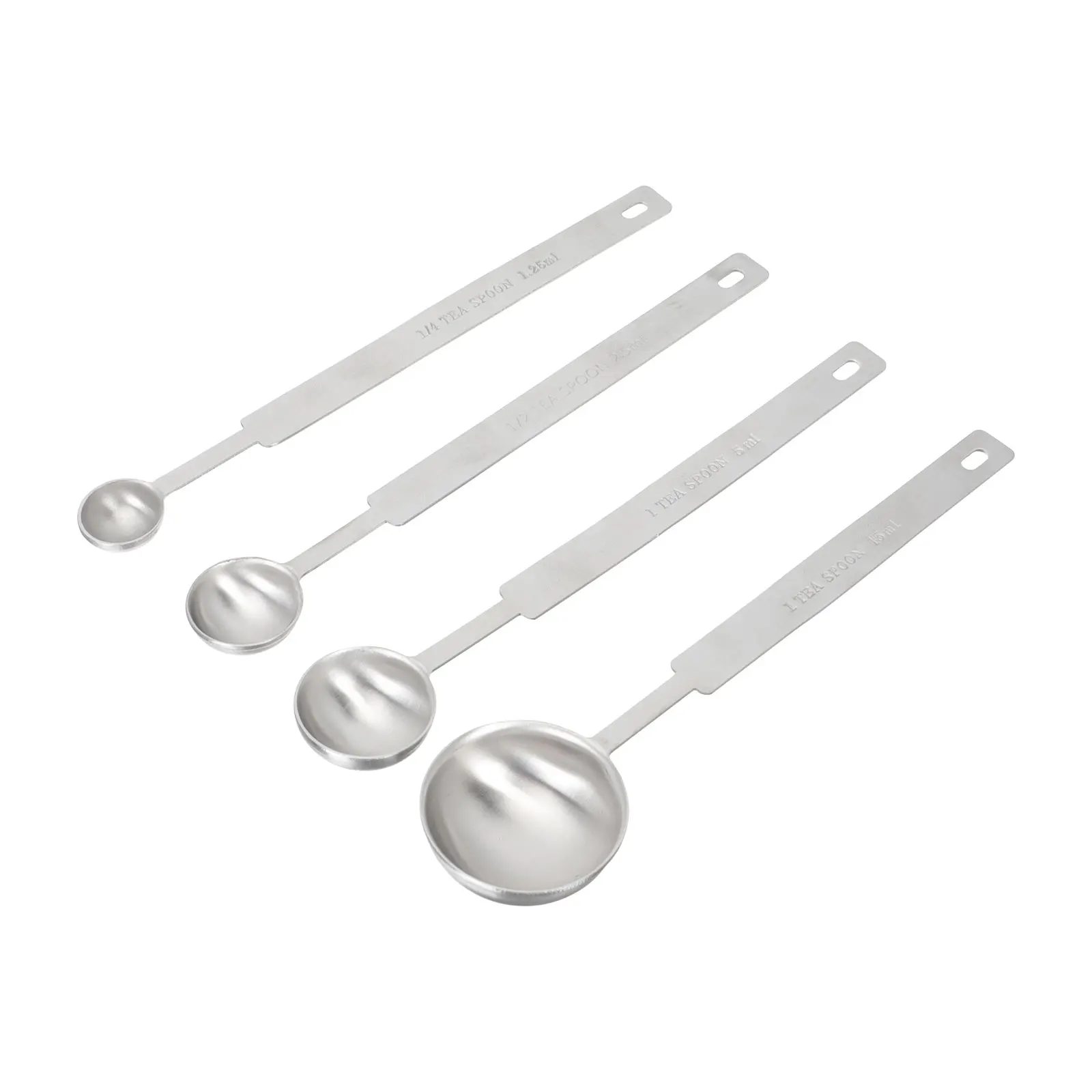 4pcs Stainless Steel Measuring Spoon Set Kitchen Baking Coffee Scoop Silver Powder Tea Flour Creamer Scoops Rustproof
4pcs Stainless Steel Measuring Spoon Set Kitchen Baking Coffee Scoop Silver Powder Tea Flour Creamer Scoops Rustproof