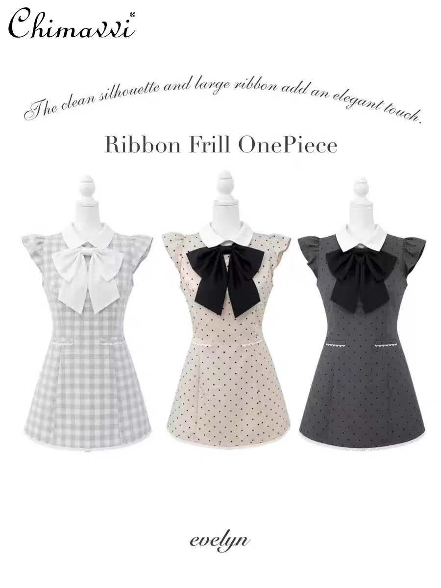 Japanese Fashion Sweet Cute Girls Flutter Sleeve Detachable Big Bow Tie Waist Dress Summer New Kawaii Short Dress for Women
Japanese Fashion Sweet Cute Girls Flutter Sleeve Detachable Big Bow Tie Waist Dress Summer New Kawaii Short Dress for Women