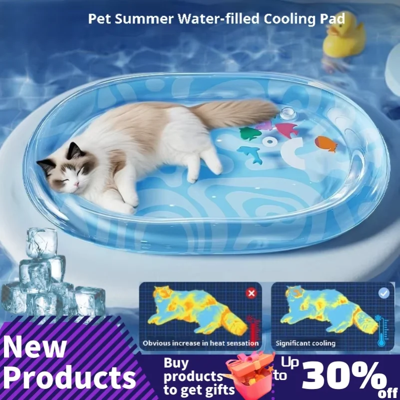Pet Water Filled Ice Mat Summer Cat and Dog Nest Climbing Mats Water Bed Scratch Resistant Large Thickened Tapping Water Mat To
Pet Water Filled Ice Mat Summer Cat and Dog Nest Climbing Mats Water Bed Scratch Resistant Large Thickened Tapping Water Mat To