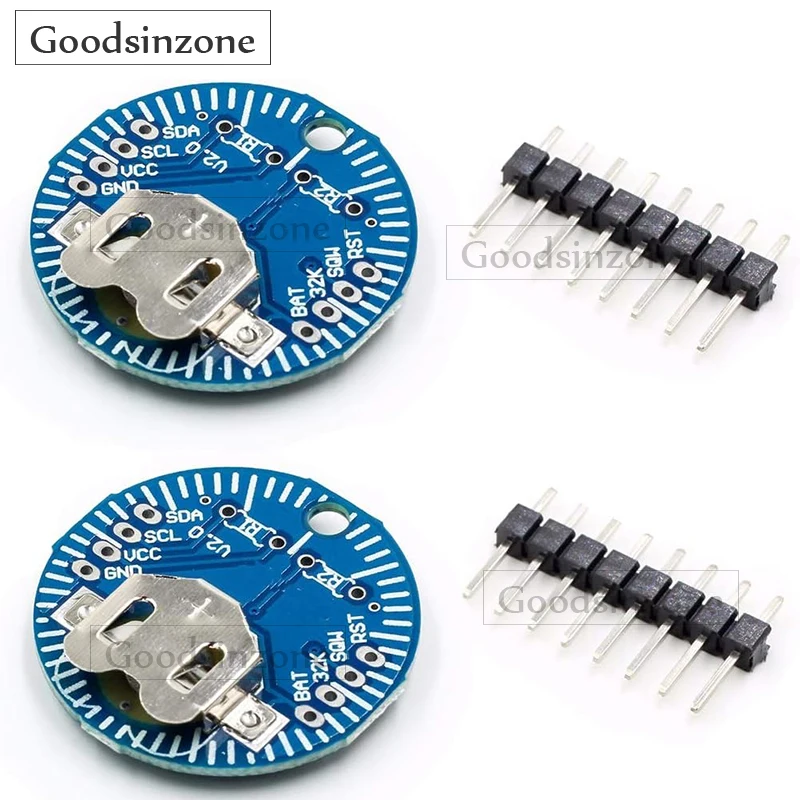 2-Pack DS3231 DS3231SN RTC Module – Real-Time Clock Module with CR1220(not included) Battery Backup & I2C Interface for Arduino
2-Pack DS3231 DS3231SN RTC Module – Real-Time Clock Module with CR1220(not included) Battery Backup & I2C Interface for Arduino