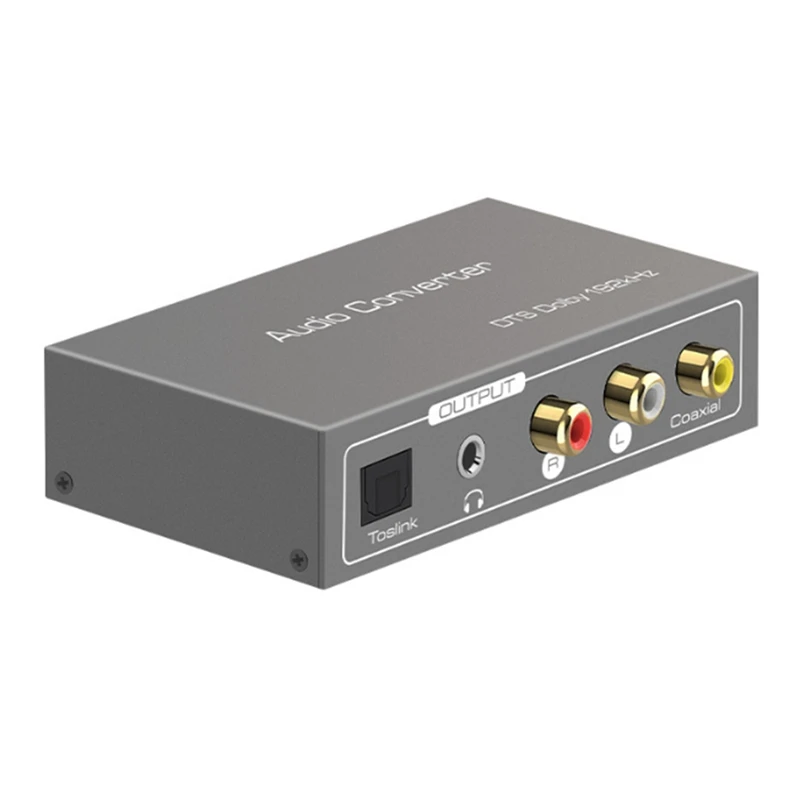 192Khz Multi Function Audio Converter,For ARC Toslink Optical SPDIF Coaxial To 3.5 Mm Jack AUX Coaxial Audio Adapter
192Khz Multi Function Audio Converter,For ARC Toslink Optical SPDIF Coaxial To 3.5 Mm Jack AUX Coaxial Audio Adapter