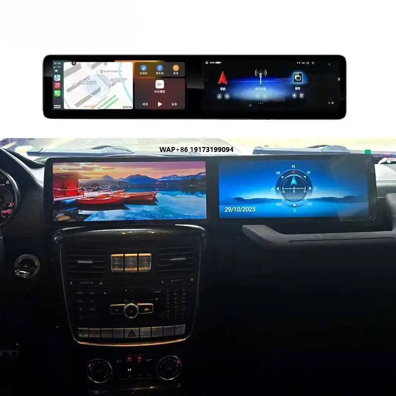 Dual 12.8 Inch Car Dvd Player Android Radio Touch Screen Navigation Carplay for G Class 2013-2018
Dual 12.8 Inch Car Dvd Player Android Radio Touch Screen Navigation Carplay for G Class 2013-2018