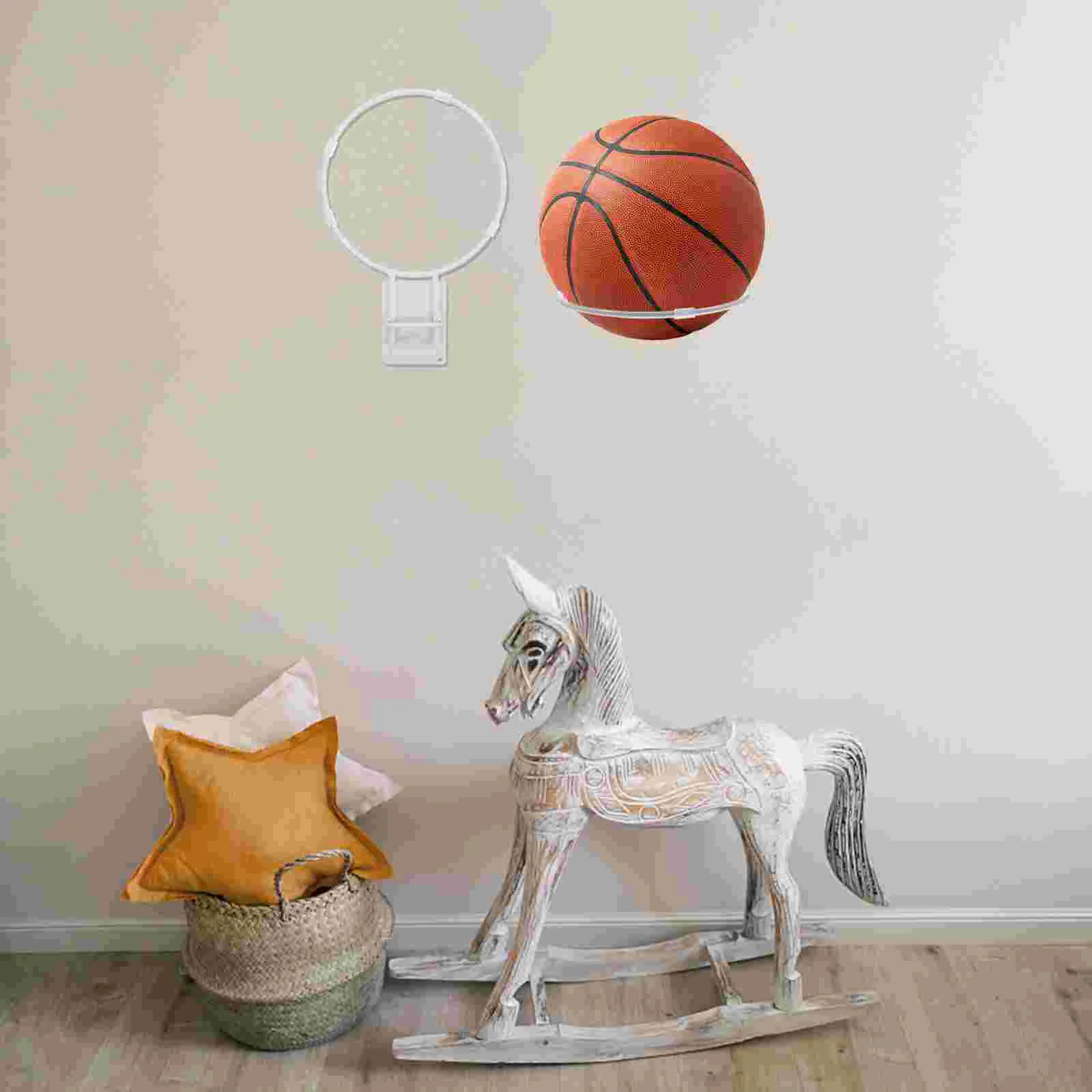 Football and Storage Rack Multi-purpose Wall White Single Layer Sports Balls Basketball Hat
Football and Storage Rack Multi-purpose Wall White Single Layer Sports Balls Basketball Hat