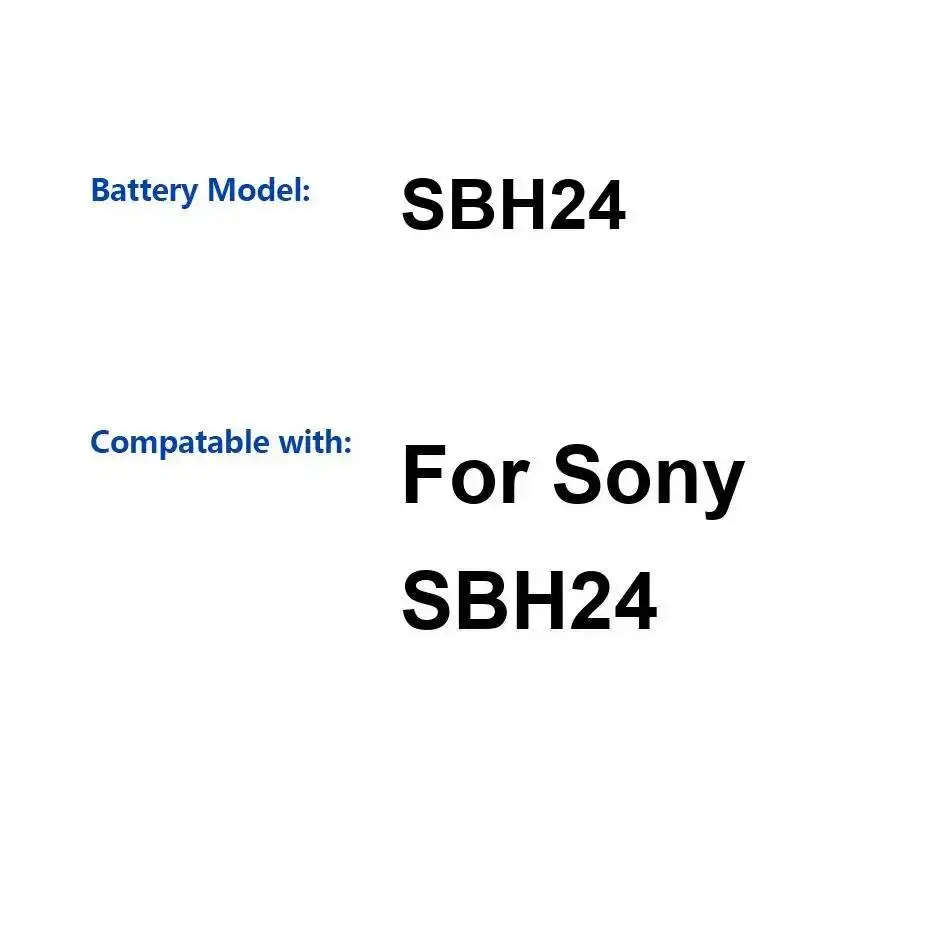 For Sony SBH24 for Bluetooth Audio Receiver Battery Reliable Power Supply
For Sony SBH24 for Bluetooth Audio Receiver Battery Reliable Power Supply