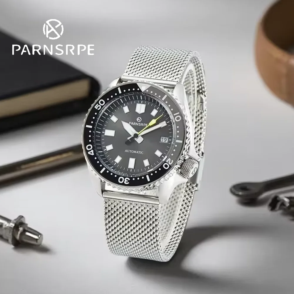 42mm Silver 316L Stainless Steel Watch Case Compatible NH35 Movement Sapphire Glass Fully Automatic Mechanical Men Watch Mod Par
42mm Silver 316L Stainless Steel Watch Case Compatible NH35 Movement Sapphire Glass Fully Automatic Mechanical Men Watch Mod Par