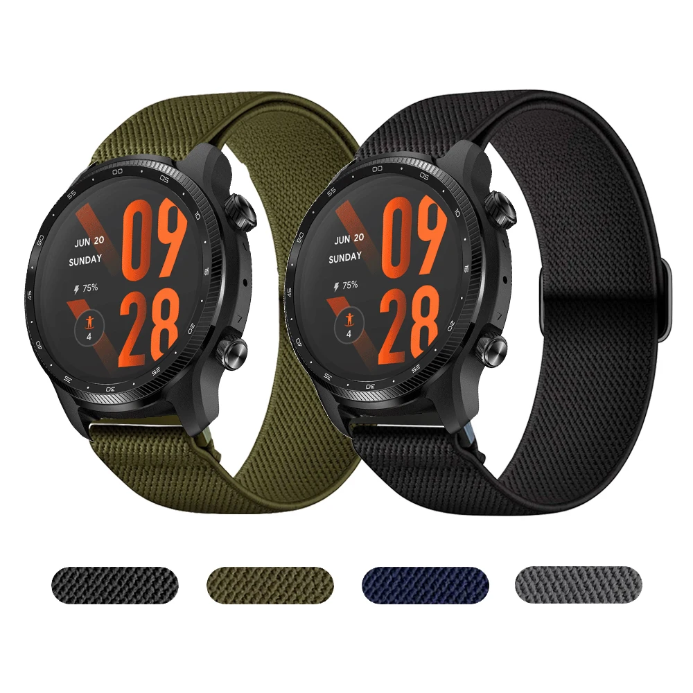 Ремешок нейлоновый для TicWatch Pro 3, эластичный браслет для наручных часов, 20 мм 22 мм
Ремешок нейлоновый для TicWatch Pro 3, эластичный браслет для наручных часов, 20 мм 22 мм