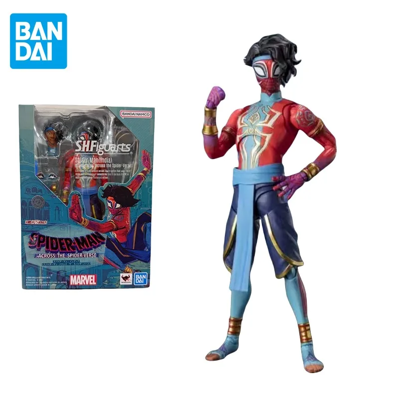 Bandai оригинальная аниме-фигурка S.H.Figuarts Человек-паук (индия) фигурка игрушки для детей подарок Коллекционная модель украшения
Bandai оригинальная аниме-фигурка S.H.Figuarts Человек-паук (индия) фигурка игрушки для детей подарок Коллекционная модель украшения