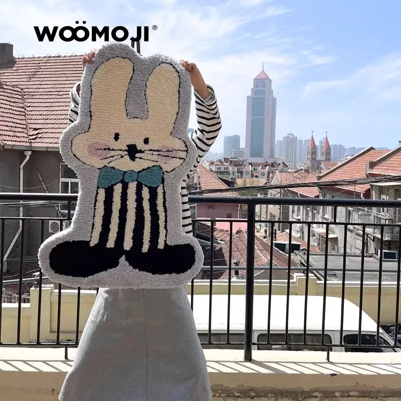 Cartoon Rabbit Carpet Imitation Cashmere Mat Living Room Sofa Bedroom Bed Side Blanket Art Mat Lovely Non Slip
Cartoon Rabbit Carpet Imitation Cashmere Mat Living Room Sofa Bedroom Bed Side Blanket Art Mat Lovely Non Slip