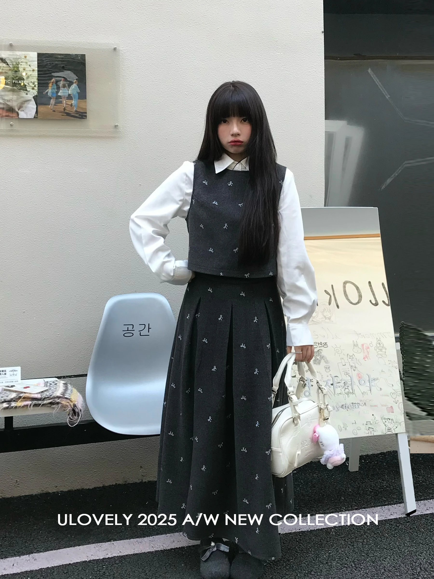 Ulovely Korean Style Woolen Vest Shirt Half Skirt plus Size Set Fashionable Commute Knot Thick Winter Outfit
Ulovely Korean Style Woolen Vest Shirt Half Skirt plus Size Set Fashionable Commute Knot Thick Winter Outfit