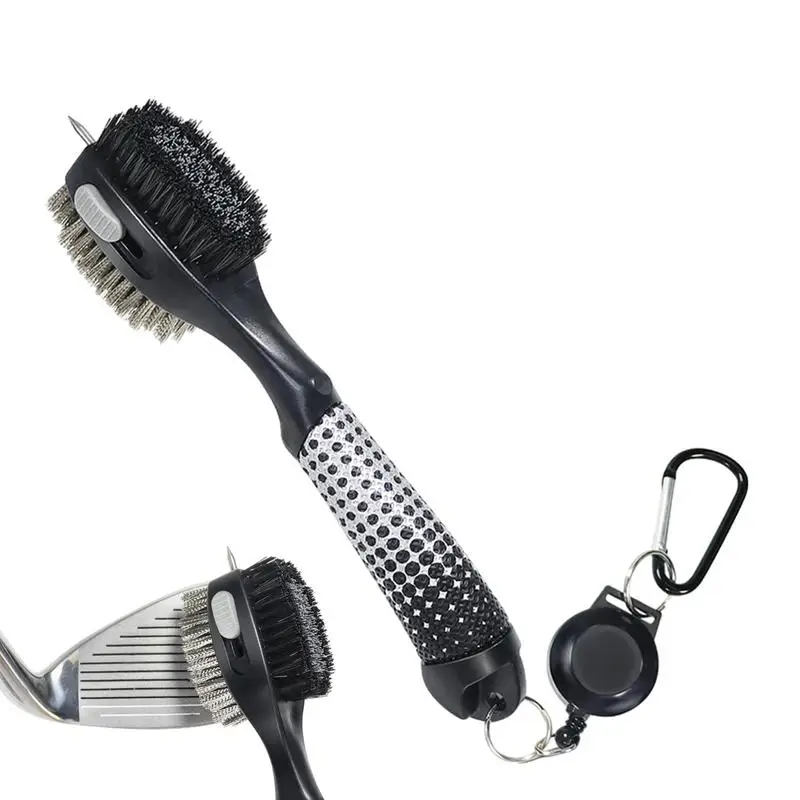 Щетка для чистки гольф-клуба Чистка мяча для гольфа Щетка-скраб Дизайн головки щетки Очиститель канавок Эргономичная ручка Очиститель канавок для гольфа
Щетка для чистки гольф-клуба Чистка мяча для гольфа Щетка-скраб Дизайн головки щетки Очиститель канавок Эргономичная ручка Очиститель канавок для гольфа