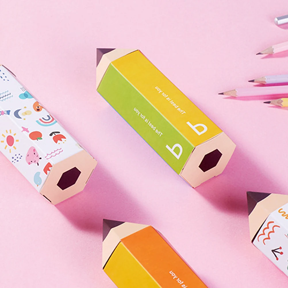 10pcs Candy Boxes Christmas Gifts Birthday Party Graduation Paper Empty Pencil Shaped Cartoon Design Safe Durable
10pcs Candy Boxes Christmas Gifts Birthday Party Graduation Paper Empty Pencil Shaped Cartoon Design Safe Durable