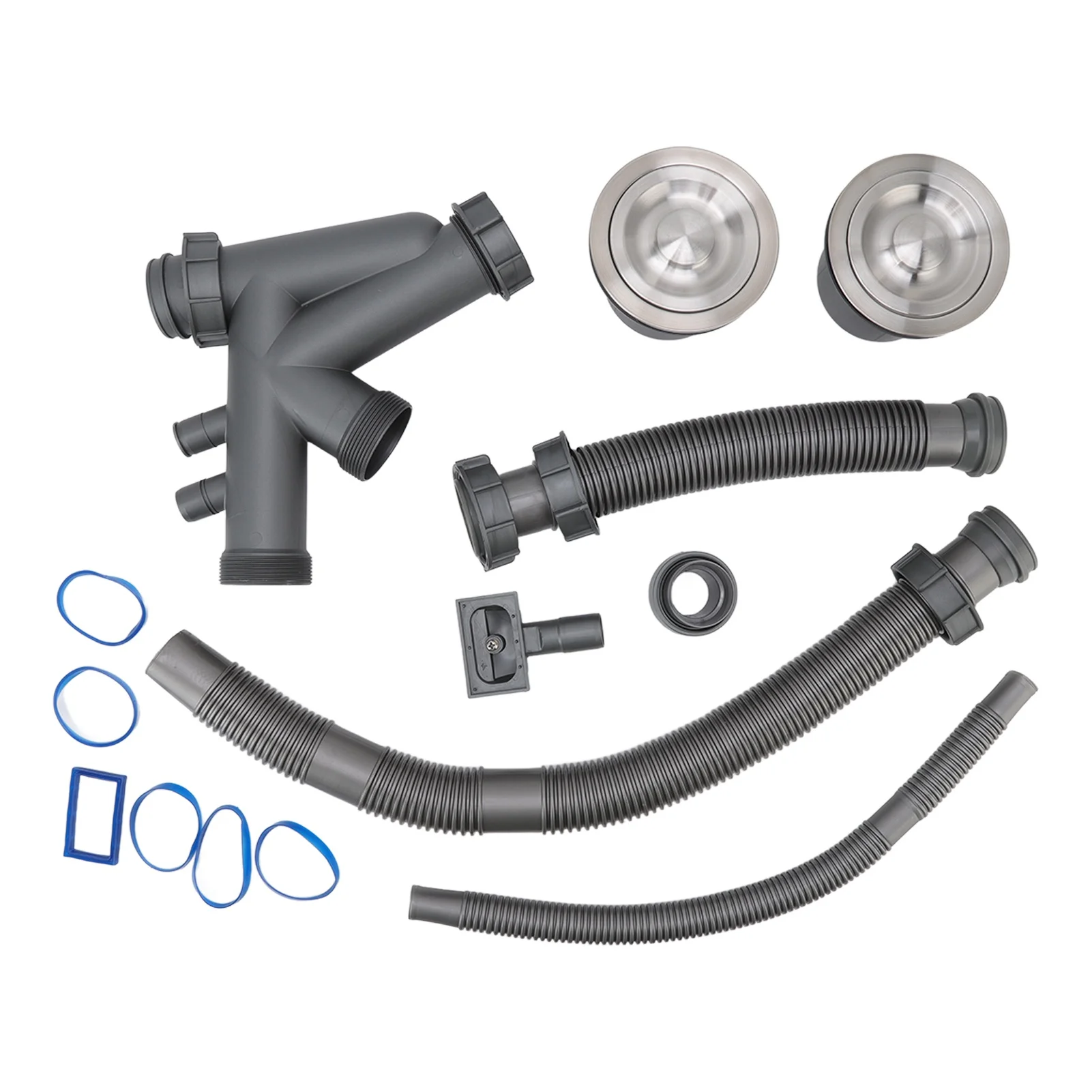 Sink Drain Assembly Kit Quick Connect Functional Bathroom Sink Drain for Home Kitchen
Sink Drain Assembly Kit Quick Connect Functional Bathroom Sink Drain for Home Kitchen
