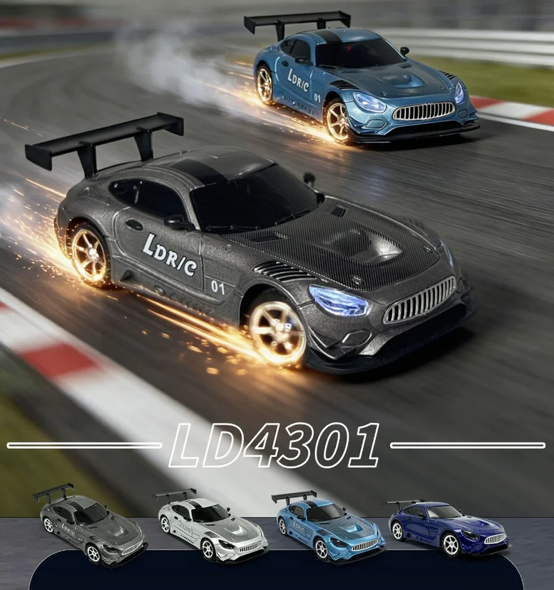 New Hot 1:43 LDR/C LD4301 Mini Desktop Four-Wheel Drive Full Scale Rc Drift Remote Control Electric Toy collect Car Boy'S Gift
New Hot 1:43 LDR/C LD4301 Mini Desktop Four-Wheel Drive Full Scale Rc Drift Remote Control Electric Toy collect Car Boy'S Gift