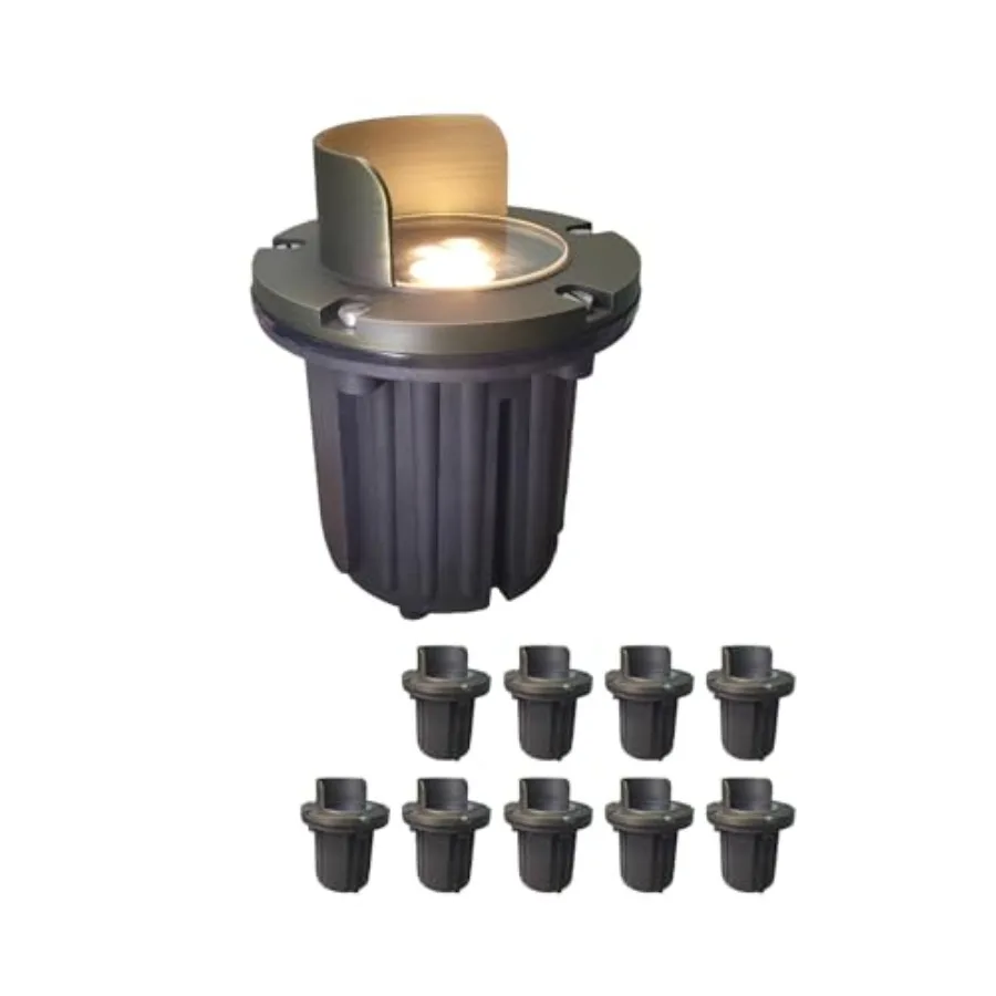 Brass Top Cover Landscape Well Lights 6''H 12V Low Voltage Outdoor In Ground Lights Anti-Glare Waterproof Pathway Driveway Ligh
Brass Top Cover Landscape Well Lights 6''H 12V Low Voltage Outdoor In Ground Lights Anti-Glare Waterproof Pathway Driveway Ligh