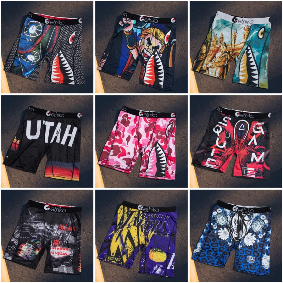 ETHIKA 1Pcs Sexy Men Underwear Boxers Breathable Swimming Man Boxer Briefs Plus Size Print Mens Panties Trunks Men's Underpants
ETHIKA 1Pcs Sexy Men Underwear Boxers Breathable Swimming Man Boxer Briefs Plus Size Print Mens Panties Trunks Men's Underpants