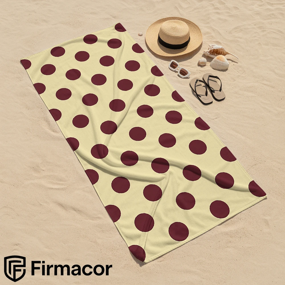 Burgundy Dot Soft Portable Travel Towel Unisex Ultra Lightweight Microfiber Oversized Sand Free Quick Dry Beach Towel
Burgundy Dot Soft Portable Travel Towel Unisex Ultra Lightweight Microfiber Oversized Sand Free Quick Dry Beach Towel