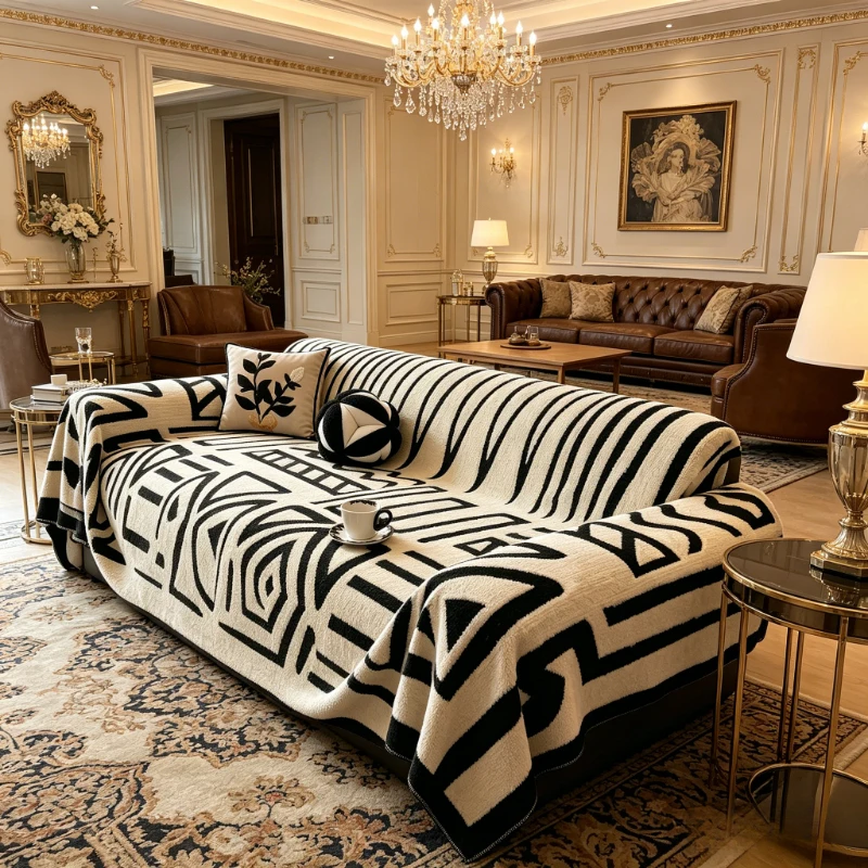 Luxury Bohemian Style Sofa Protector, Vintage Woven Comfortable Sofa Blanket, Anti-Slip Design Suitable for Home & Pets
Luxury Bohemian Style Sofa Protector, Vintage Woven Comfortable Sofa Blanket, Anti-Slip Design Suitable for Home & Pets