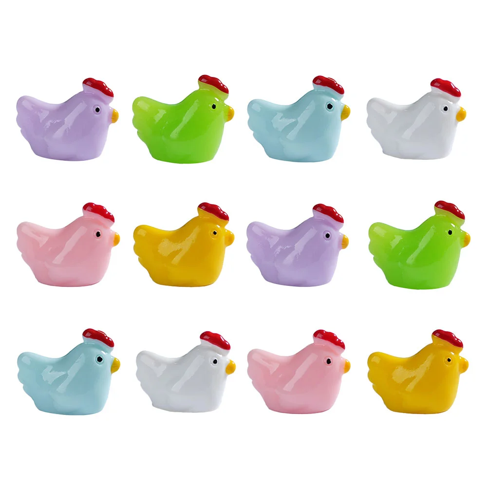 12 Pcs Chicken Landscape Creation Mini Resin Figures Figurines Statue Sculpture Decorative
12 Pcs Chicken Landscape Creation Mini Resin Figures Figurines Statue Sculpture Decorative