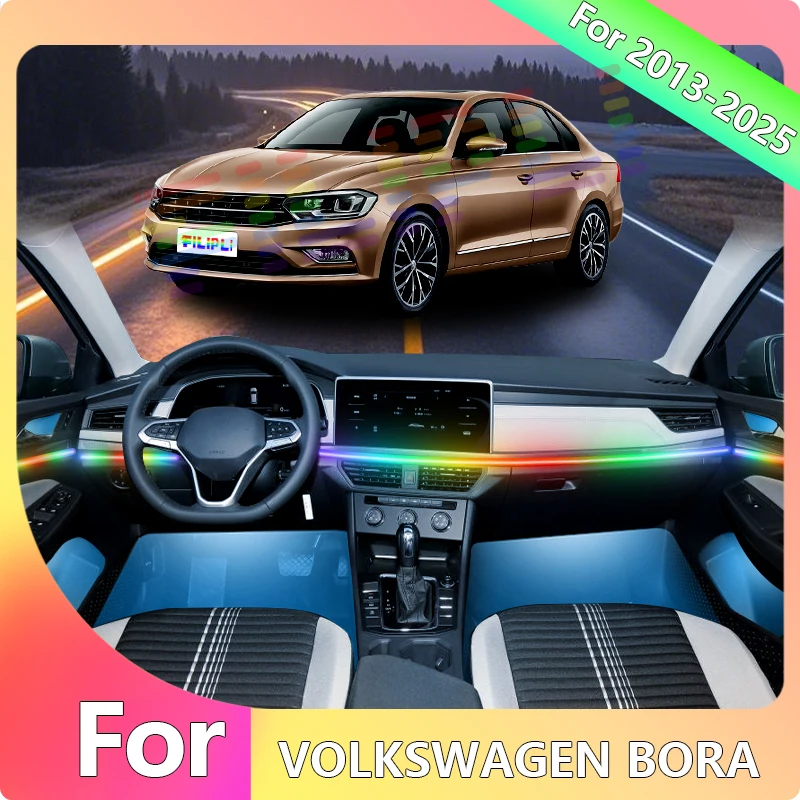 FILIPLI для Volkswagen Bora 2013, окружающий свет, автомобильный гаджет, украшения, аксессуары, 64-цветное украшение автомобиля, светодиодный пульт дистанционного управления
FILIPLI для Volkswagen Bora 2013, окружающий свет, автомобильный гаджет, украшения, аксессуары, 64-цветное украшение автомобиля, светодиодный пульт дистанционного управления