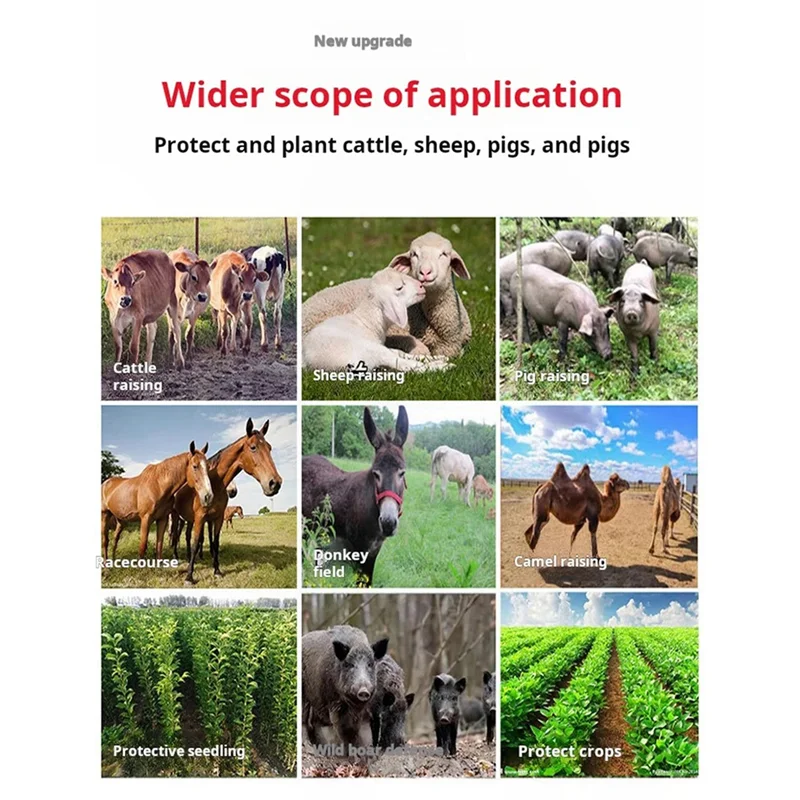 A03F-Electronic Pulse Fence Electronic Fence Booster 5KM 12V Energizer Controller For Animals Livestock US-PLUG
A03F-Electronic Pulse Fence Electronic Fence Booster 5KM 12V Energizer Controller For Animals Livestock US-PLUG