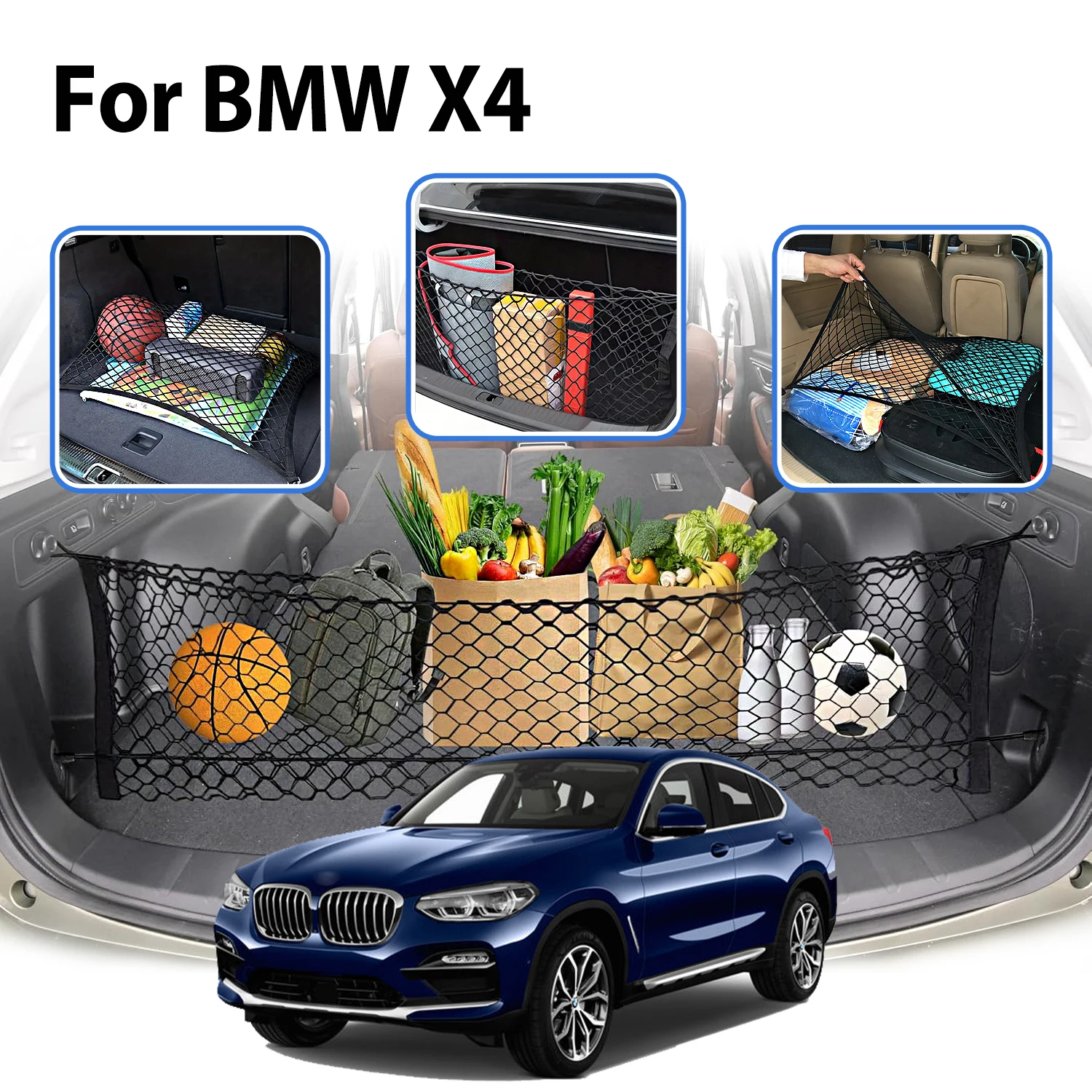 Car Cargo Net Stretchable,Car tools, Adjustable Elastic Trunk Storage Net with Hook for Car Cargo Net Stretchabl
Car Cargo Net Stretchable,Car tools, Adjustable Elastic Trunk Storage Net with Hook for Car Cargo Net Stretchabl