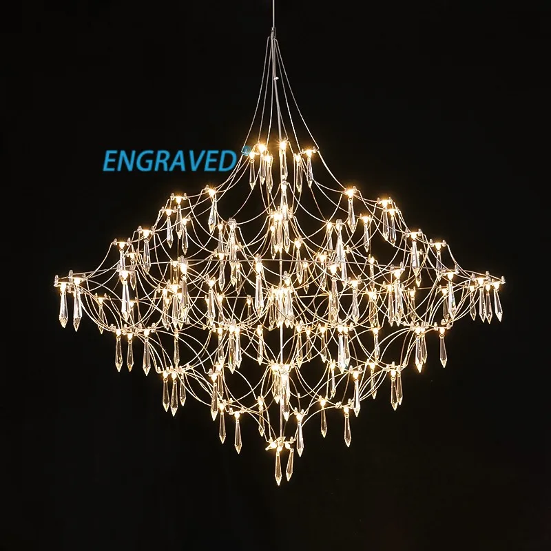 Crystal Chandelier for Living Room Dining Bedroom Hanging Lamps For Ceiling Firefly Lustre Design Modern Suspension Chandelier
Crystal Chandelier for Living Room Dining Bedroom Hanging Lamps For Ceiling Firefly Lustre Design Modern Suspension Chandelier