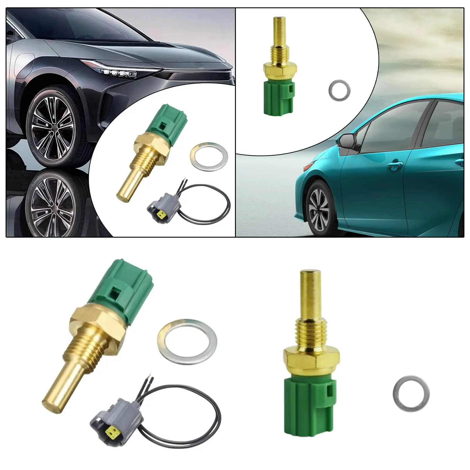 Coolant Temperature Sensor, 1797000220 for Toyota, Auto Repair Parts, Replacement, Wear Resistant Automotive Accessories
Coolant Temperature Sensor, 1797000220 for Toyota, Auto Repair Parts, Replacement, Wear Resistant Automotive Accessories