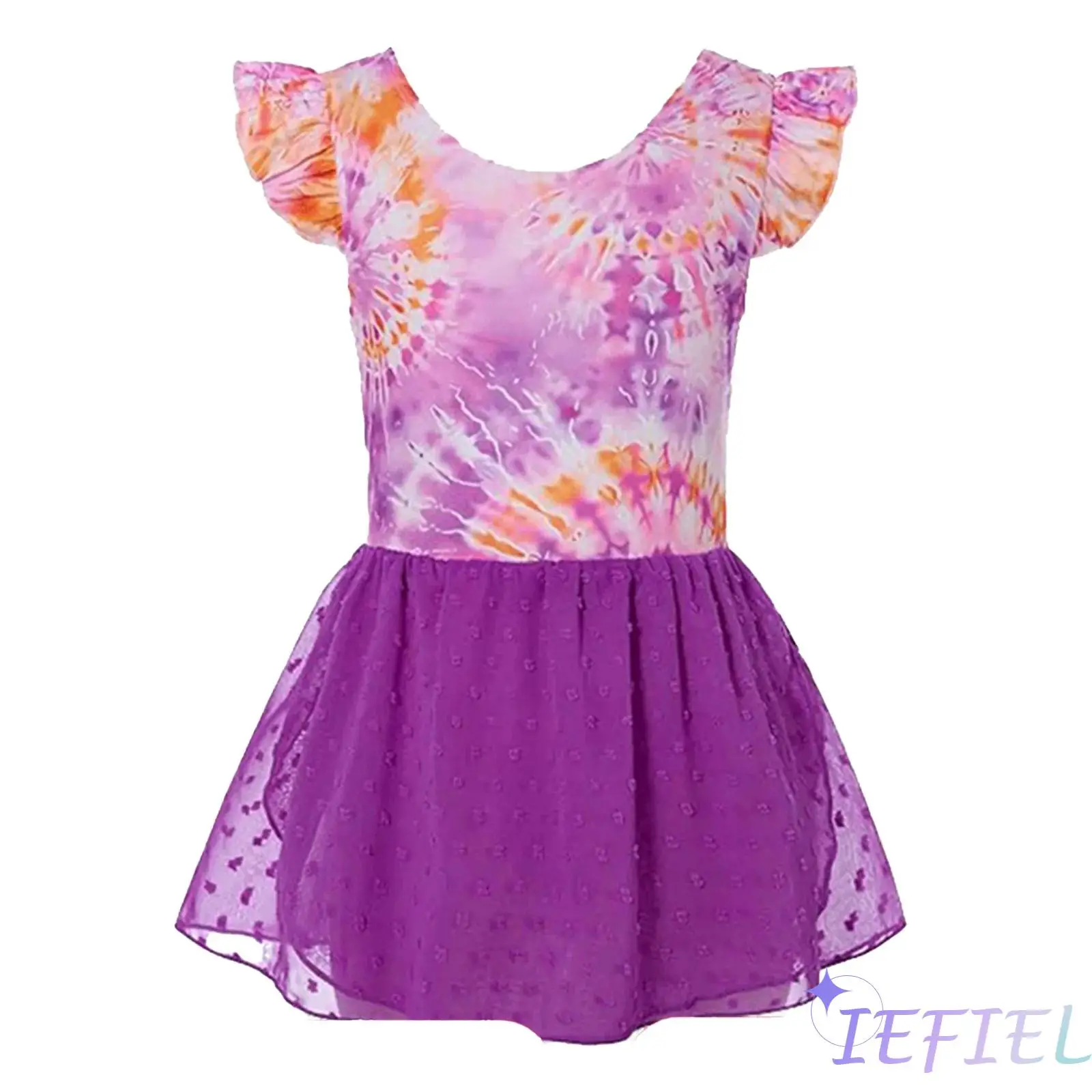 Kids Girls Elegant Ruffled Sleeve Floral Print Dress with Built-in Briefs Pretty Princess Ballet Tutu Dance Dress Ballerina Wear
Kids Girls Elegant Ruffled Sleeve Floral Print Dress with Built-in Briefs Pretty Princess Ballet Tutu Dance Dress Ballerina Wear