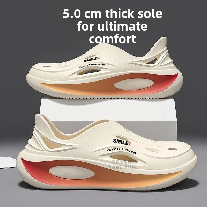 Men's Summer Outdoor Sandals Anti-Slip Breathable Fishing Driving Slippers Cave-Shaped Shoes Casual Slip-On EVA Material
Men's Summer Outdoor Sandals Anti-Slip Breathable Fishing Driving Slippers Cave-Shaped Shoes Casual Slip-On EVA Material