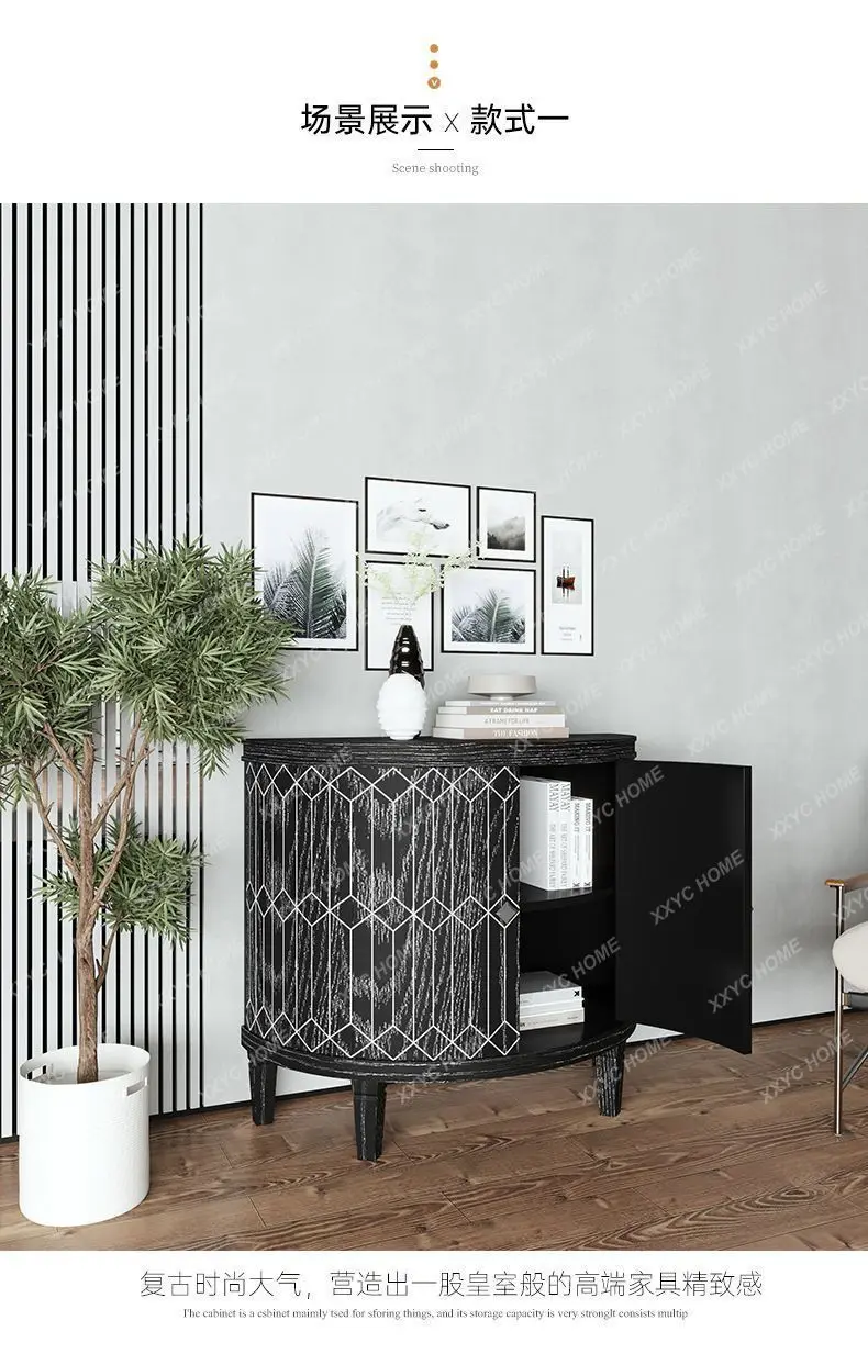 WW02 porch cabinet living room locker display stand light luxury retro
WW02 porch cabinet living room locker display stand light luxury retro