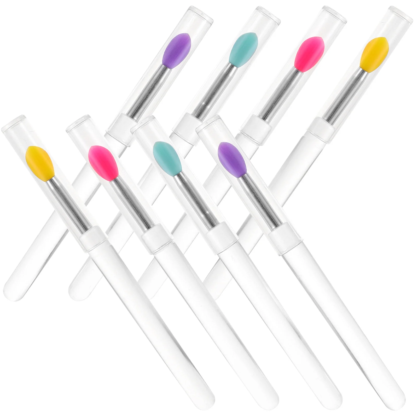 8pcs Lip Brushes Reusable Silicone Plastic Lids for Lipstick Gloss Eyeshadow Balm Glaze Easy Clean Durable Smooth Finish Daily
8pcs Lip Brushes Reusable Silicone Plastic Lids for Lipstick Gloss Eyeshadow Balm Glaze Easy Clean Durable Smooth Finish Daily