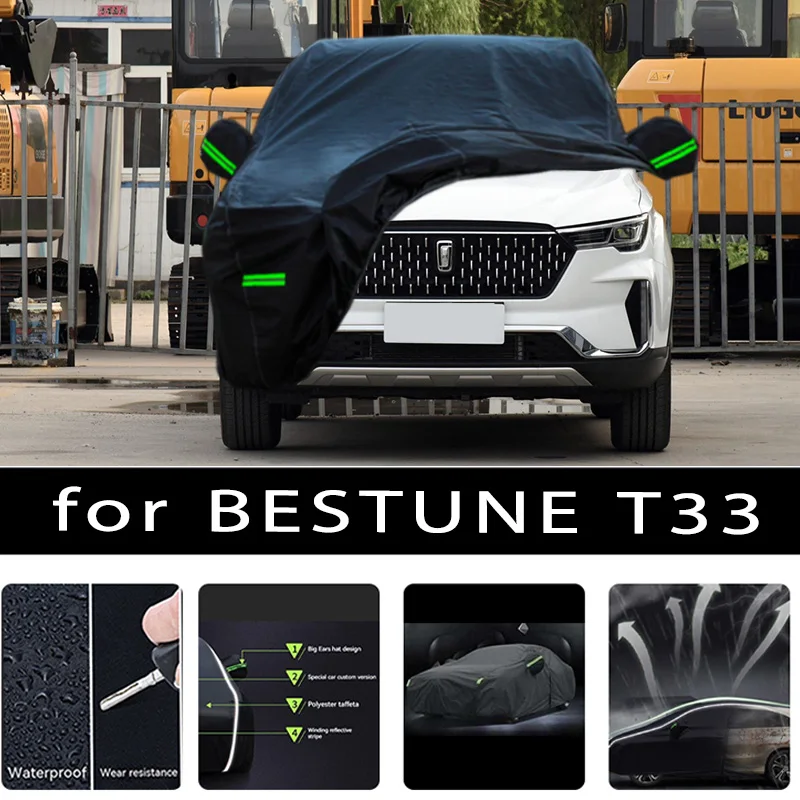 For BESTUNE T33 Car Covers Outdoor Waterproof Sun Rain Snow Protection UV Auto Cover 190T Car Protective Full Covers
For BESTUNE T33 Car Covers Outdoor Waterproof Sun Rain Snow Protection UV Auto Cover 190T Car Protective Full Covers