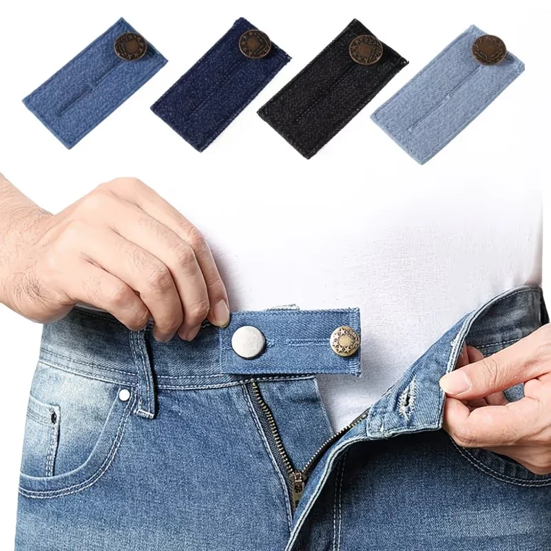 4 PCS Elastic Waist Extenders for Pants & Jeans, Adjustable Button Extenders with Stretch Nylon Straps, Waistline Expanders
4 PCS Elastic Waist Extenders for Pants & Jeans, Adjustable Button Extenders with Stretch Nylon Straps, Waistline Expanders