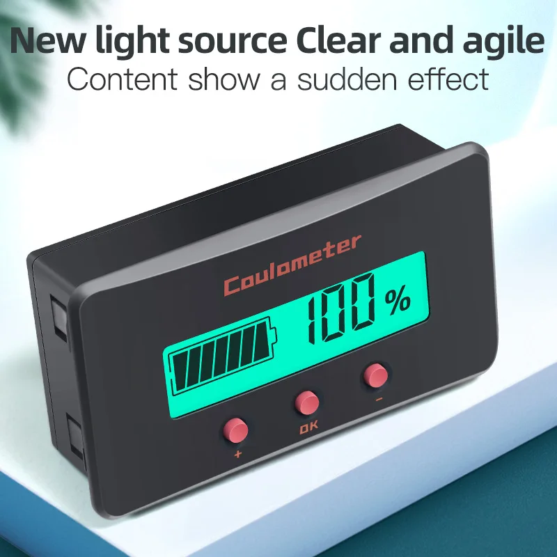 12V 24V 48V 400A Coulomb Lead Acid Lithium Battery Capacity Indicator bike Car Motorcycle Digital Voltage Current Tester Meter
12V 24V 48V 400A Coulomb Lead Acid Lithium Battery Capacity Indicator bike Car Motorcycle Digital Voltage Current Tester Meter