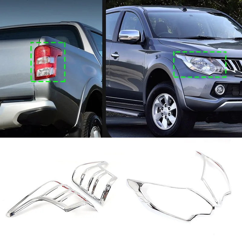 before Headlight Decorative frame Rear tail light Decorative frame For Mitsubishi Triton L200 taillight frame 2016-2018
before Headlight Decorative frame Rear tail light Decorative frame For Mitsubishi Triton L200 taillight frame 2016-2018