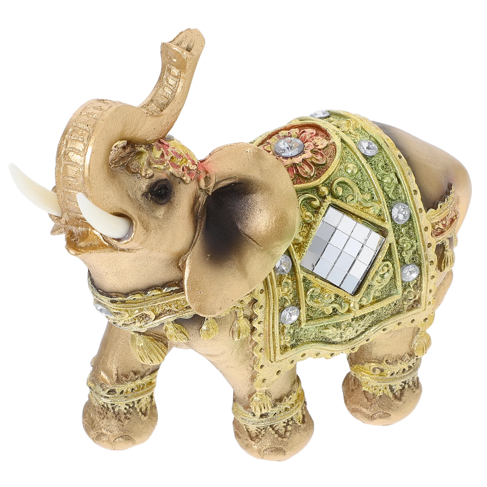 Elephant Statue Ornaments Bookshelf for Home Household Family Decor Good Luck Resin 
Elephant Statue Ornaments Bookshelf for Home Household Family Decor Good Luck Resin