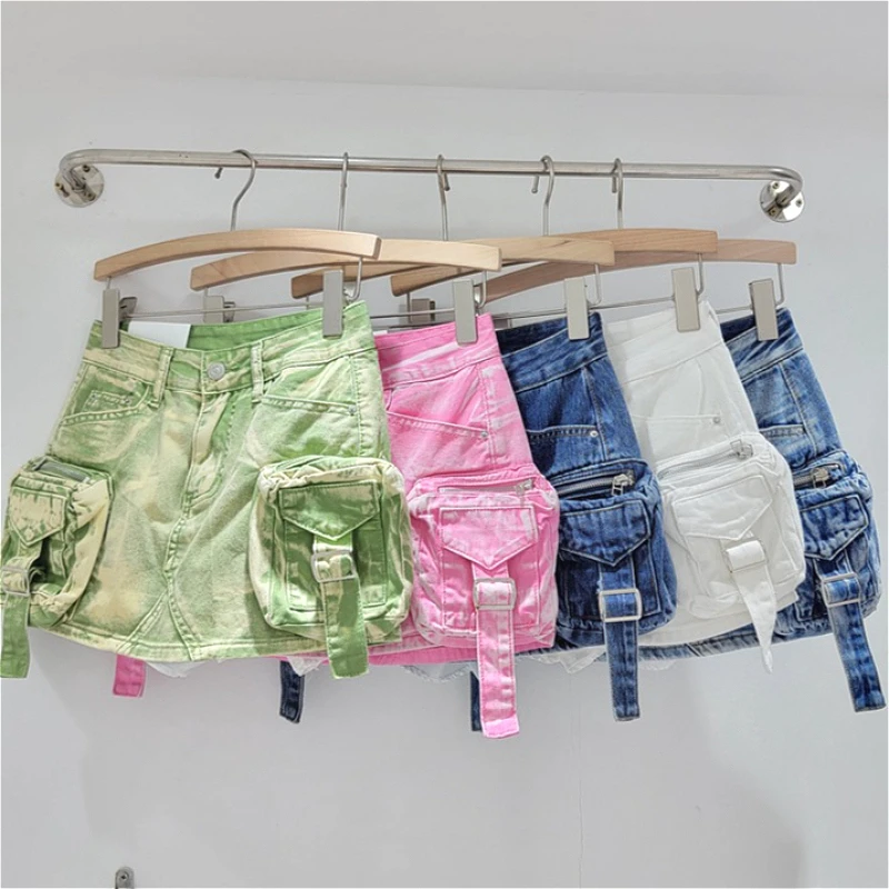Denim Skirts Women Short Skirt A Line High Waist Slim Fit Hip Wrap Button Sexy Elegant Splice Y2k Streetwear Work 2026 Summer
Denim Skirts Women Short Skirt A Line High Waist Slim Fit Hip Wrap Button Sexy Elegant Splice Y2k Streetwear Work 2026 Summer