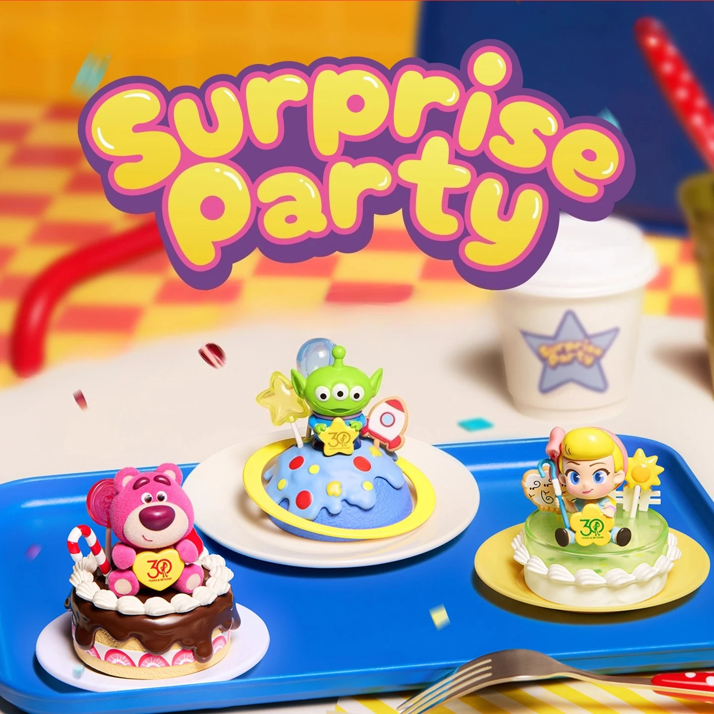 Disney Pixar Toy Story Surprise Party Слепая коробка Подарки на день рождения и Рождество - Добавьте прикосновение цвета сказки на ваш стол 
Disney Pixar Toy Story Surprise Party Слепая коробка Подарки на день рождения и Рождество - Добавьте прикосновение цвета сказки на ваш стол