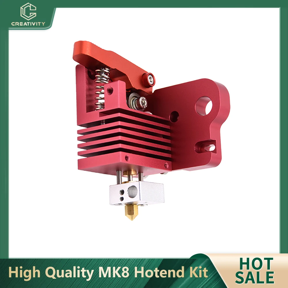 Metal Direct Extruder MK8 Hotend kit Hotend Special Heat break Easy Feeding Upgrade kit for Ender 3 Ender-3V2 CR-10 3D printer
Metal Direct Extruder MK8 Hotend kit Hotend Special Heat break Easy Feeding Upgrade kit for Ender 3 Ender-3V2 CR-10 3D printer