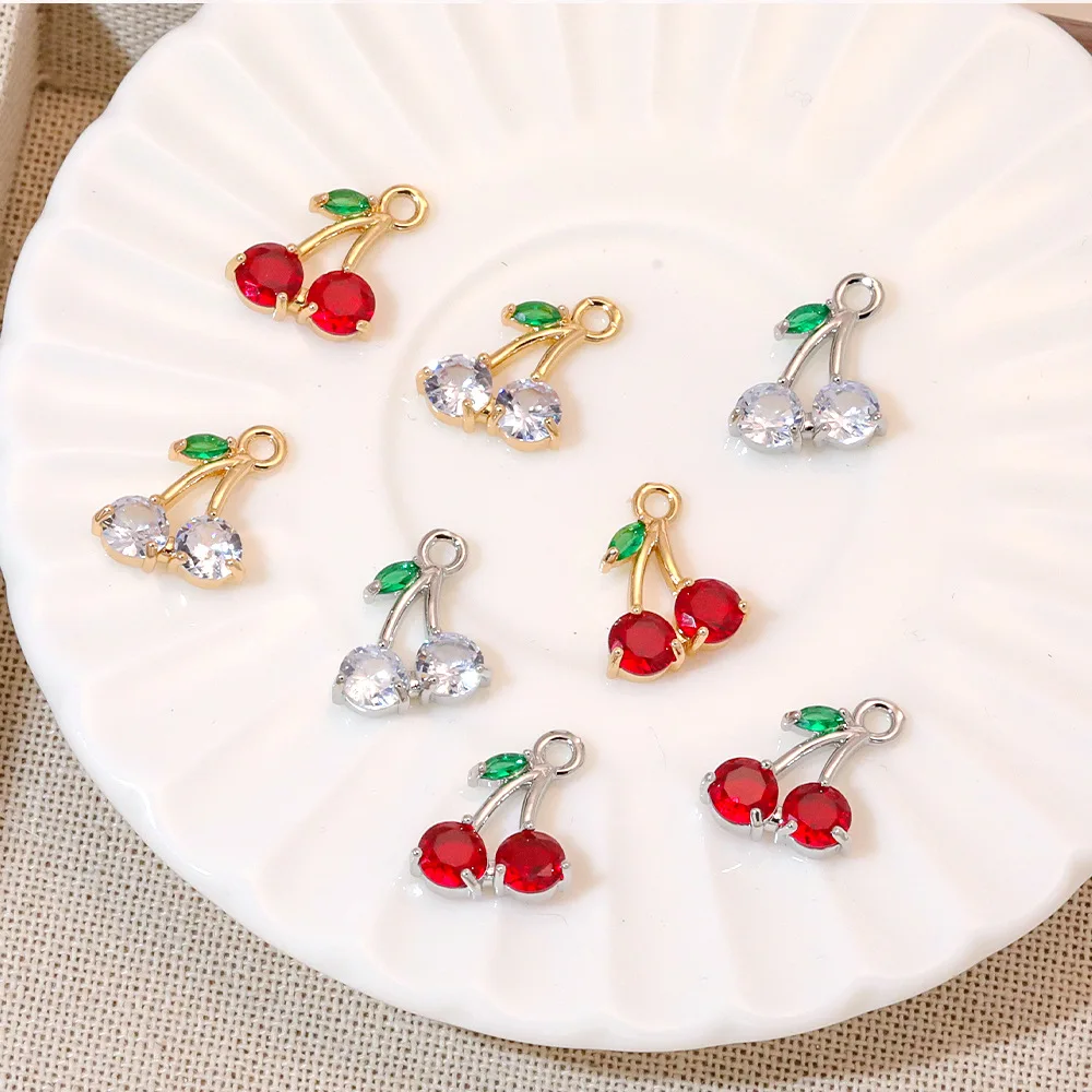40pcs Handmade Cherry Jewelry Pendant Charms Silivery Color Necklace Earrings Bracelet Pendants Diy Jewelry Making Findings
40pcs Handmade Cherry Jewelry Pendant Charms Silivery Color Necklace Earrings Bracelet Pendants Diy Jewelry Making Findings